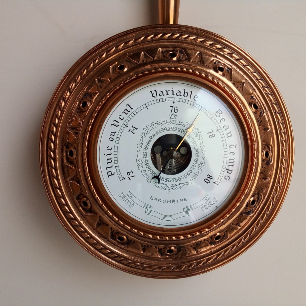 Copper Bedwarmer Barometer – French Originals