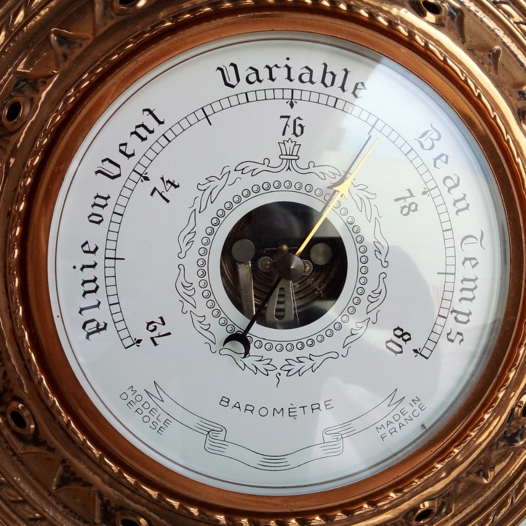 Made in France barometer face at French Originals NZ
