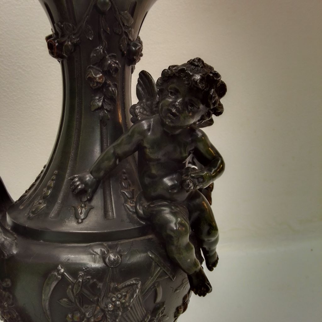 Antique French Moreau statue at French Originals NZ