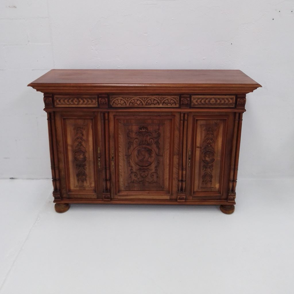 Antique French walnut hall table at French Originals NZ