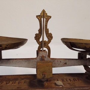 Antique French counter scales balance mark at French Originals NZ