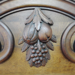 Carved fruit on French antique buffet from French Originals NZ