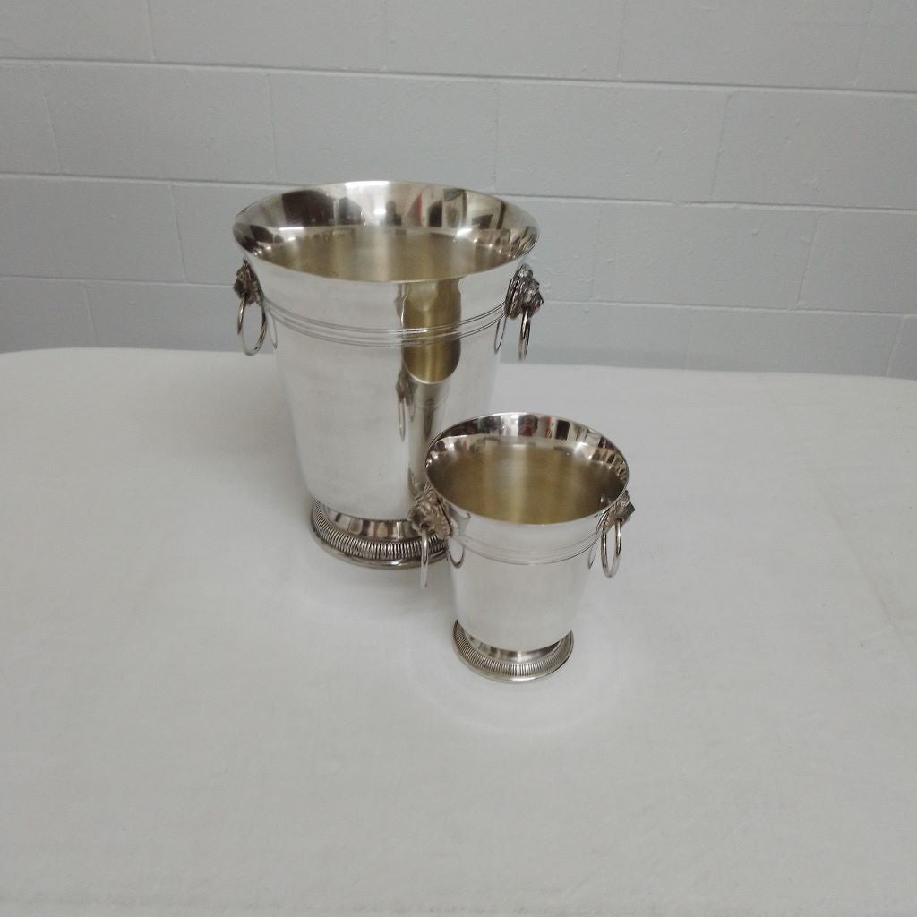 champagne bucket and ice bucket French silverplated at French Originals NZ