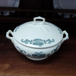 French antique Longchamp Lutece pattern tureen from French Originals NZ