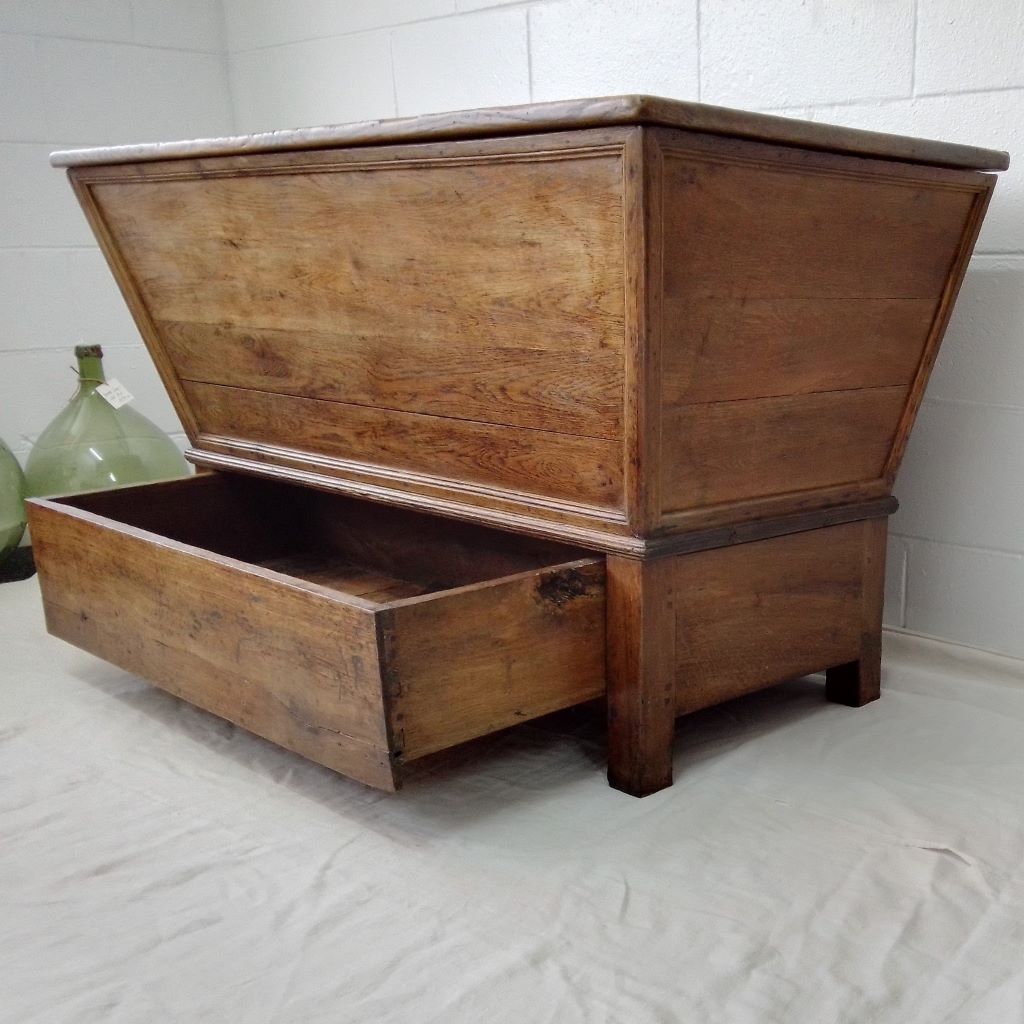 French Antique wooden chest with drawer from French Originals NZ