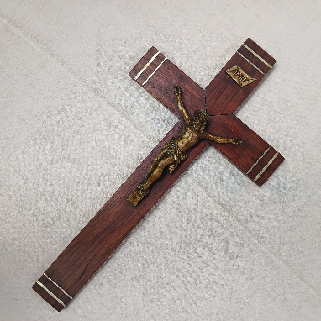 French crucifix 305mm high at French originals Antiques NZ