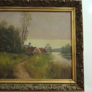 French antique landscape painting at French Originals NZ