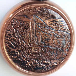 Lourdes French vintage SL copper decorative pan at French Originals NZ