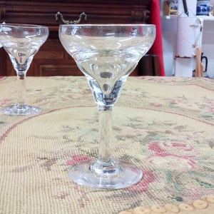 pair of genuine antique French cafe glasses at French Originals NZ