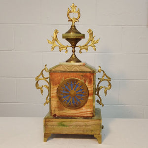 Rear view of French antique Second Empire mantle clock from French Originals NZ