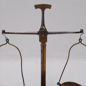 Balance of French antique assaying scales at French Originals NZ