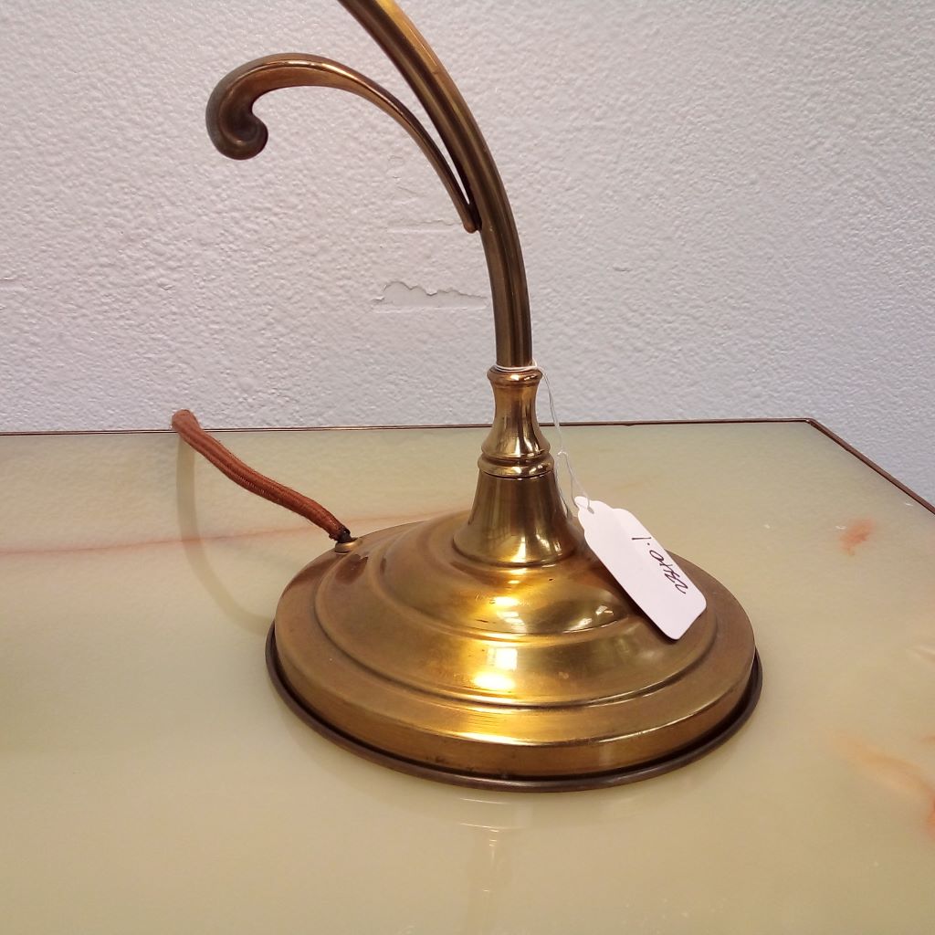brass base of French vintage lamp at French Originals NZ