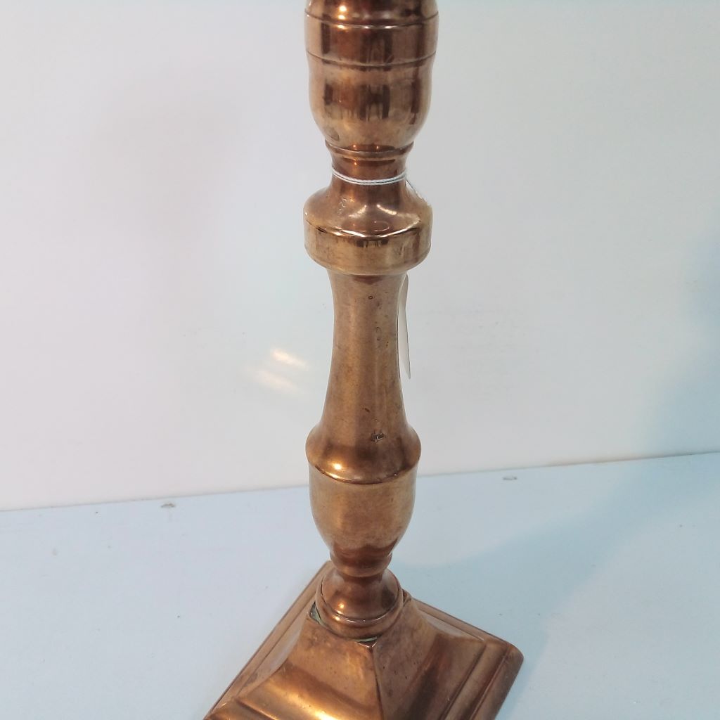 brass stem of French antique candlestick at French Originals NZ
