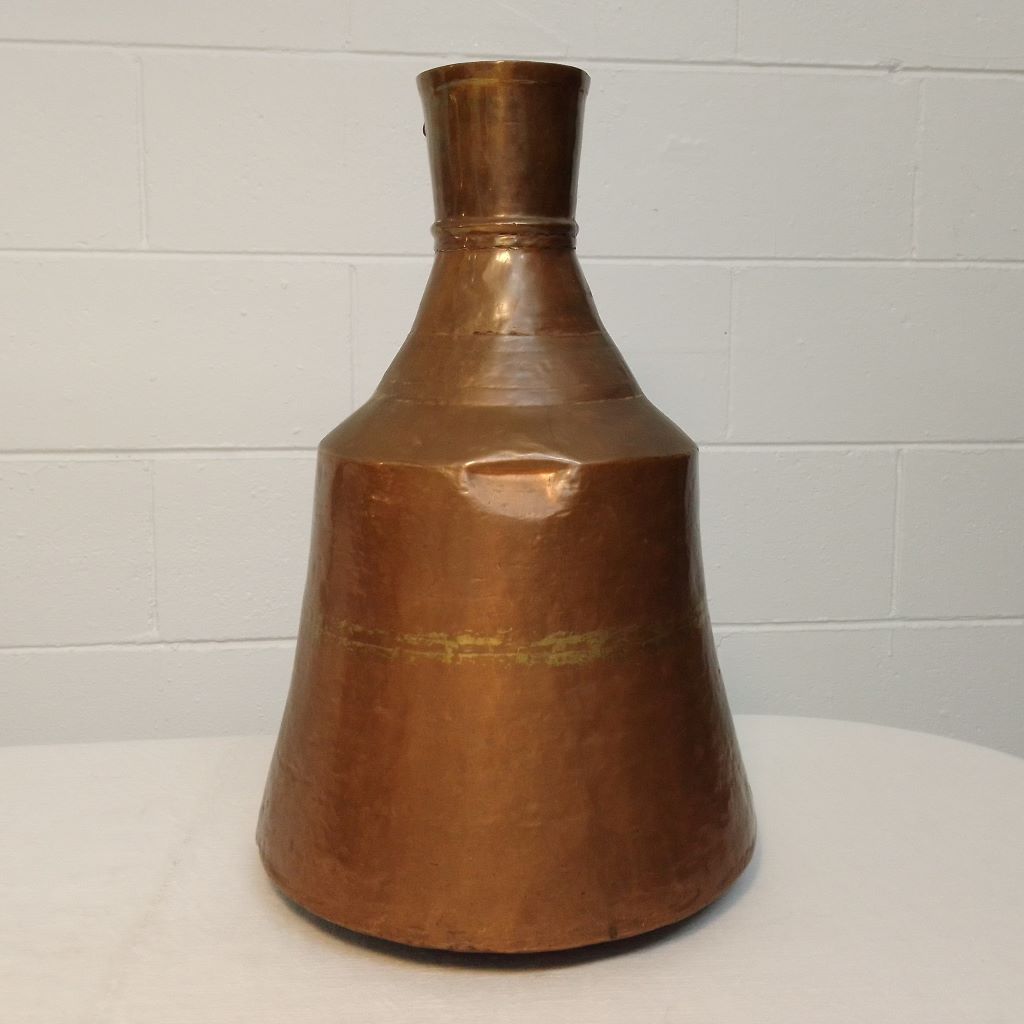 dent in front of French antique copper jug from French Originals NZ