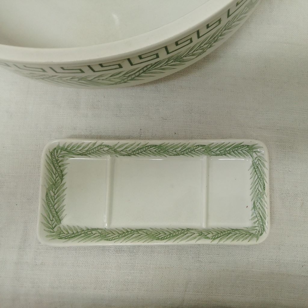 Antique French ceramic soap dish FrenchOriginalsNZ