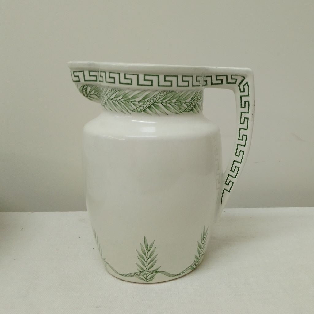 antique French ceramic wash jug FrenchOriginalsNZ