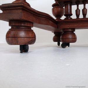 Antique French table legs with castors NZ