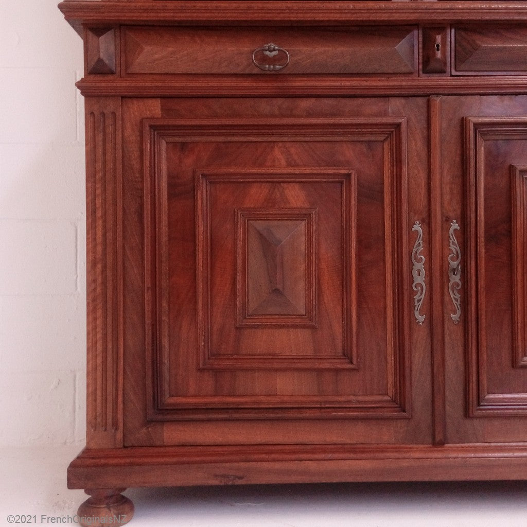 Bookmatched mahogany French sideboard NZ