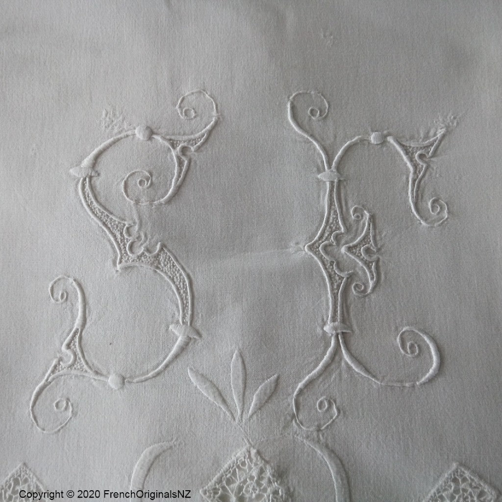 Embroidered French Sheet NZ
