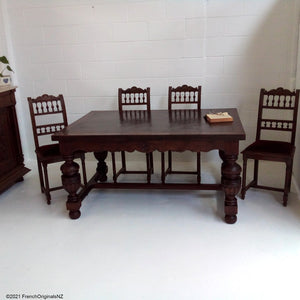 French Antique Table and Chairs NZ
