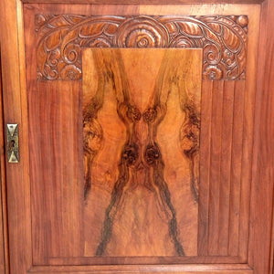 French art deco bookmatched door and key NZ
