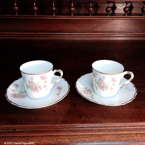 French Limoges Porcelain cup and saucer set NZ