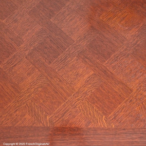 French Mid Century Tiger Oak Parquetry NZ