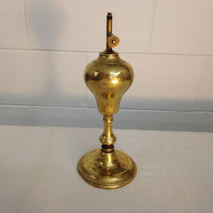 French antique brass whale oil lamp from French Orignals NZ