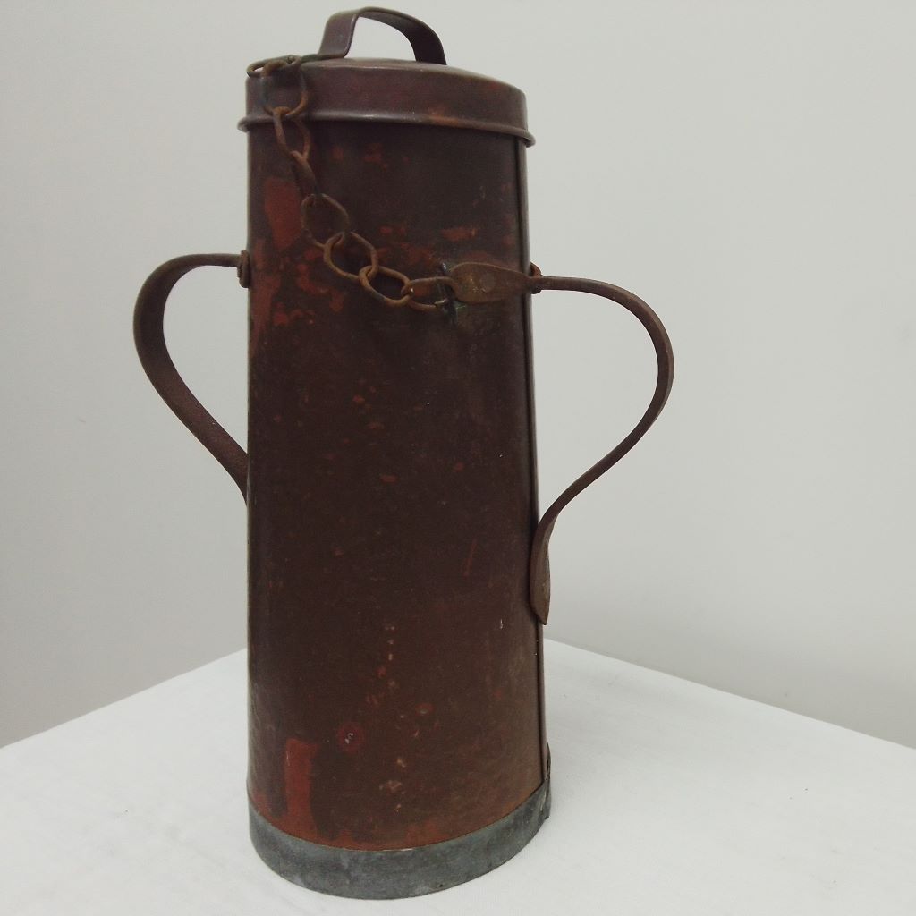 French Vintage copper and iron milk churn from French Originals NZ