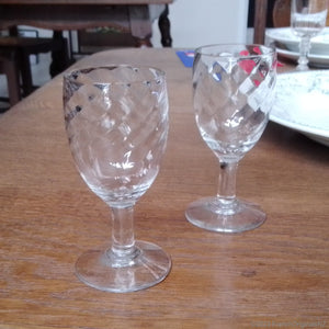 French vintage drinking glasses NZ