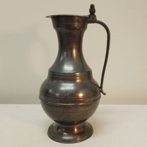 French Antique pewter wine jug from French Originals NZ