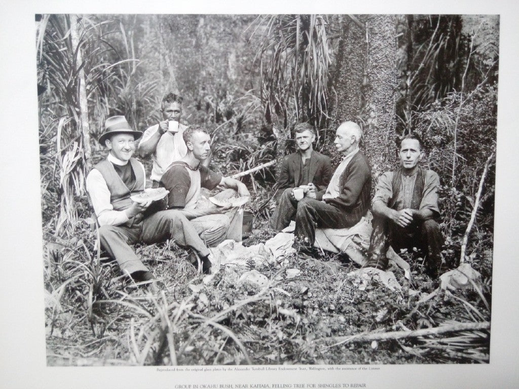 Group in Okahu Bush Ca 1934 Arthur Northwood Photograph