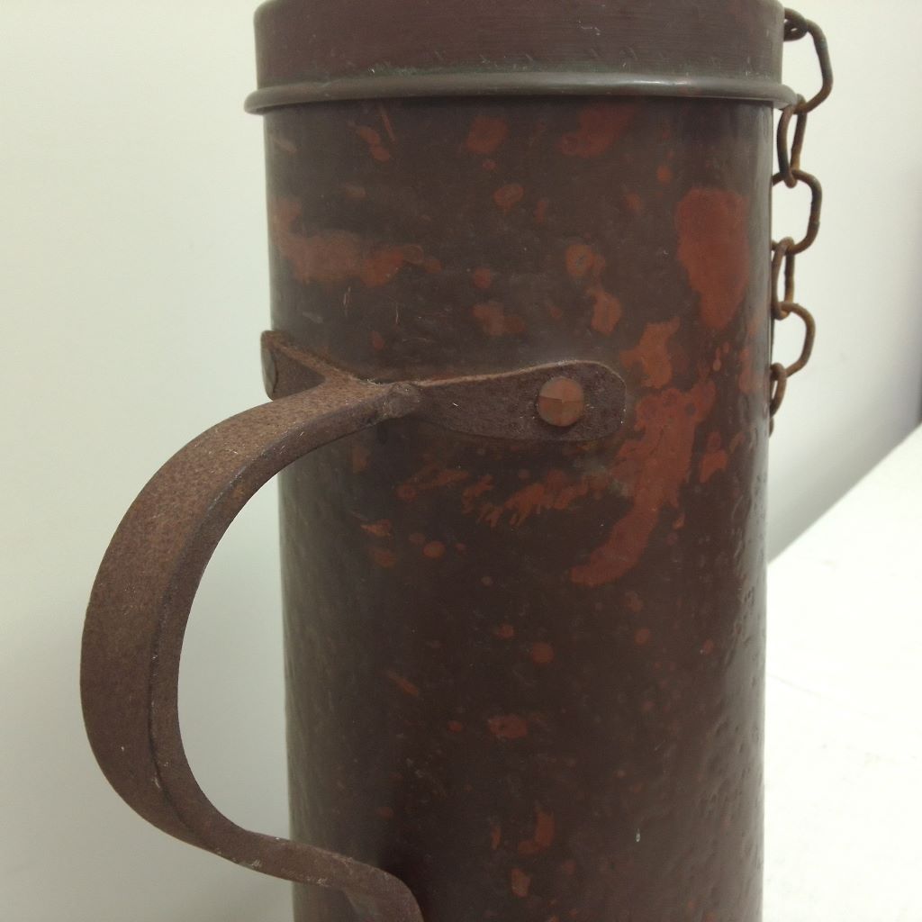 iron handle of French Vintage copper milk churn from French Originals NZ