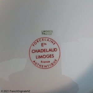 Limoges France Chadelaud Porcelain Mark NZ
