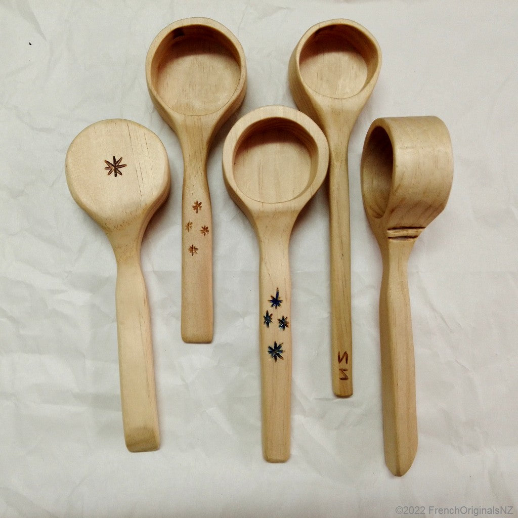 NZ handmade wooden scoops