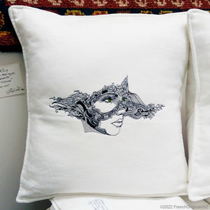 Quality Linen cushion handmade by NZ artist