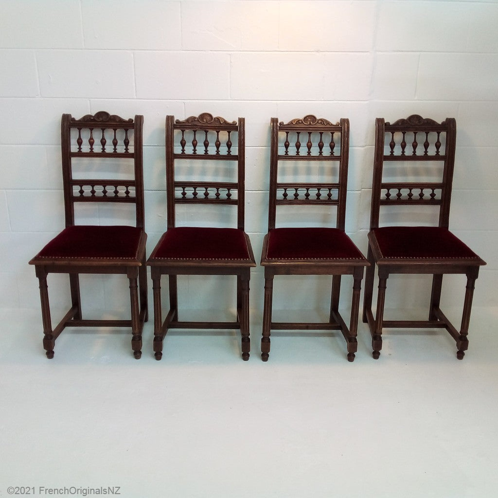 Set of French antique chairs NZ