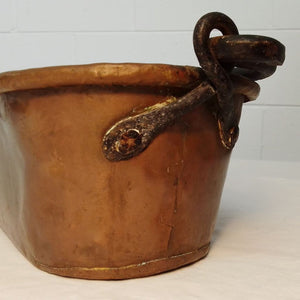 very old French copper poissonnière seam and handle from French Originals NZ
