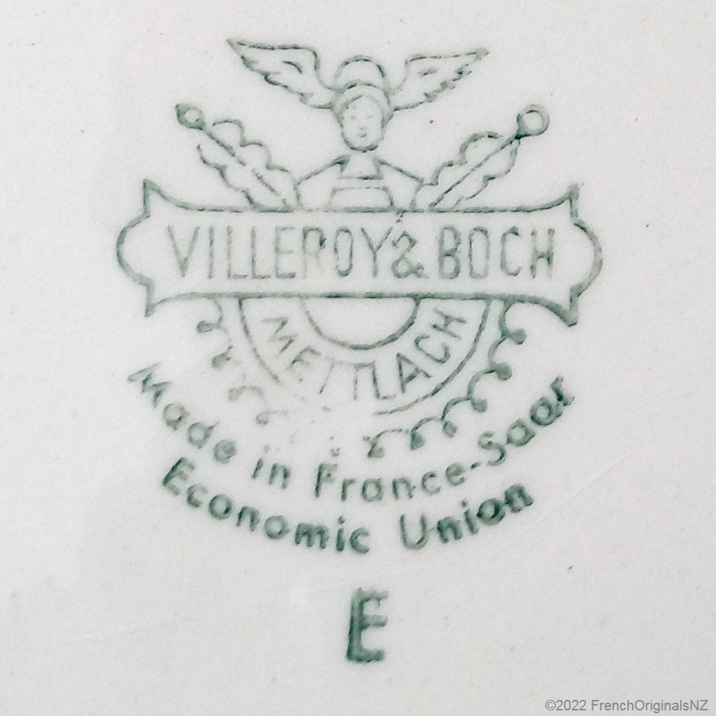 Villeroy and Boch Made in France Pottery Mark NZ