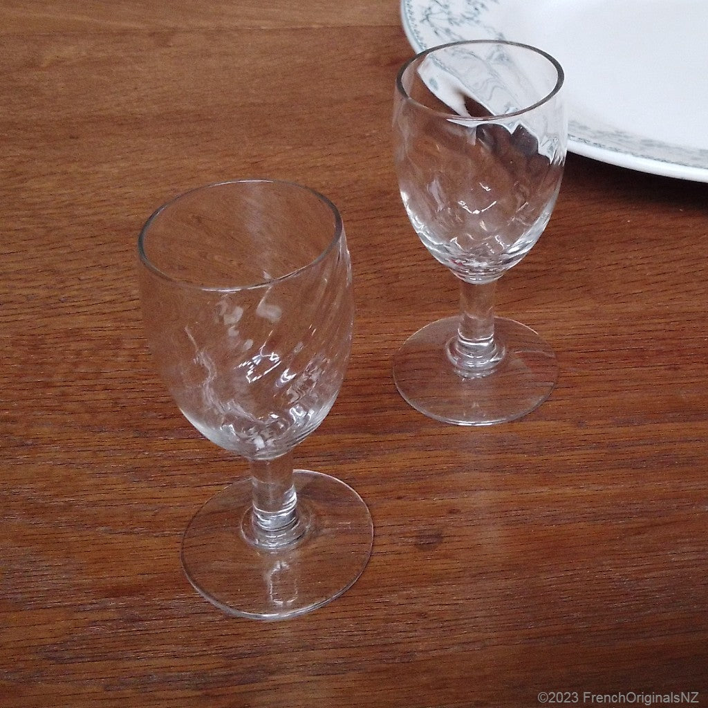 Vintage french aperitif glasses NZ