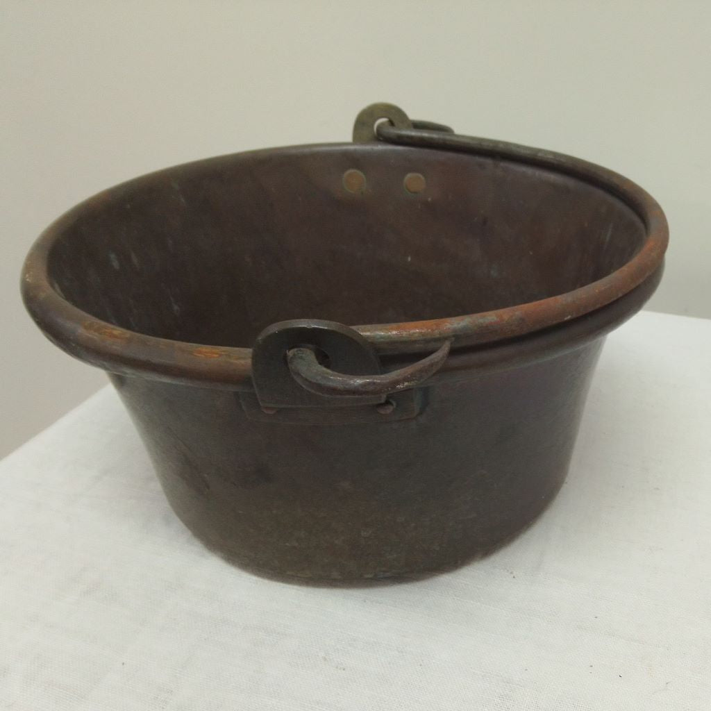 Vinatge French copper cauldron from French Originals NZ