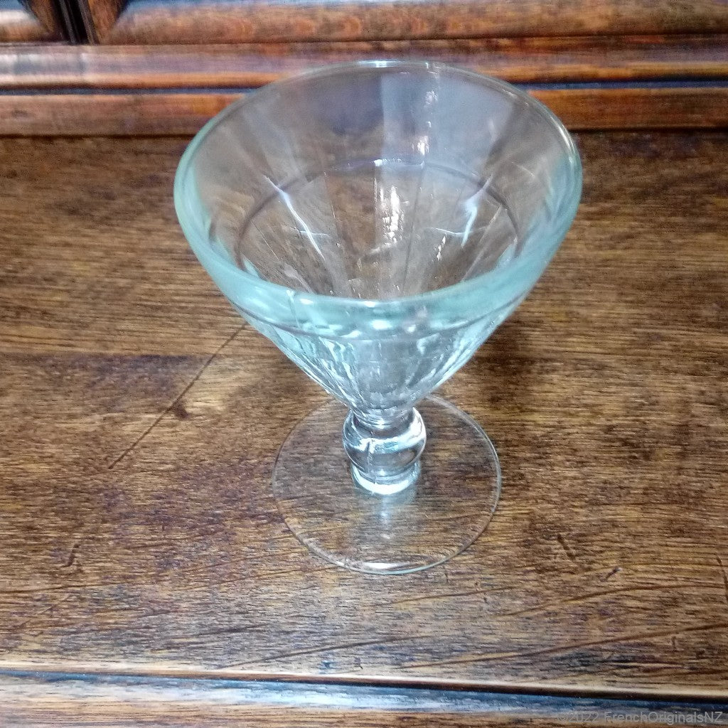 Vintage green tinged French Bistro glasses NZ